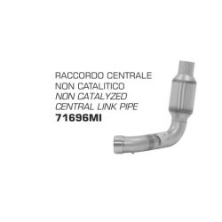 Raccord d'Echappement racing décatalysé ARROW DUCATI SCRAMBLER 1100 2018-2020