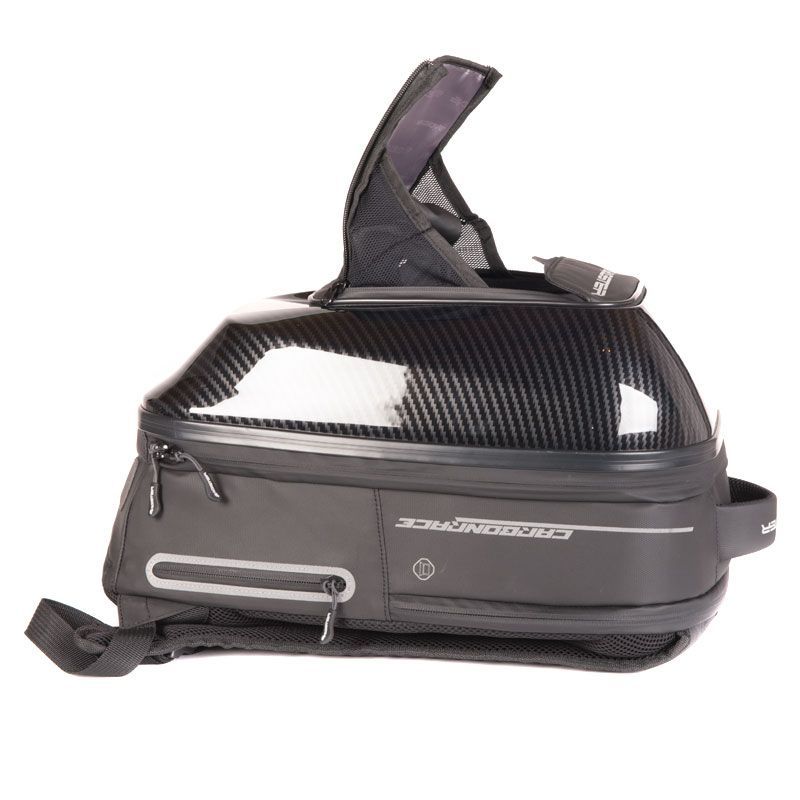 sac a dos moto BAGSTER CARBONRACE, sac pour motards avec protection carbone