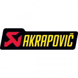 Autocollants echappement AKRAPOVIC 120x34.5mm