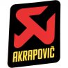 Autocollants echappement AKRAPOVIC 75mm vertical 1