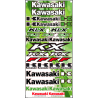 Planche autocollants KAWASAKI KX KX-F 0