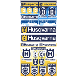 Planche autocollants HUSQVARNA