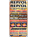 Planche autocollants HONDA REPSOL