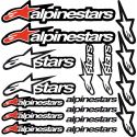 Planche autocollants ALPINESTAR