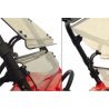 Pare-brise complet pivotant POLARIS RZR 800 2008-2015 1