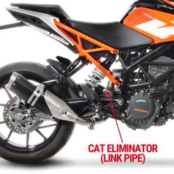 Decatalyseur LEOVINCE KTM RC125 125 DUKE RC390 390 DUKE 2017-2020