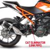Decatalyseur LEOVINCE KTM RC125 125 DUKE RC390 390 DUKE 2017-2018 0