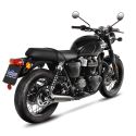 Echappement LEOVINCE CLASSIC RACER TRIUMPH BONNEVILLE T100 865 2016-2017