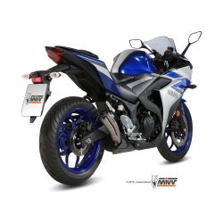 Echappement MIVV DOUBLE GUN YAMAHA YZF-R3 2015-2021