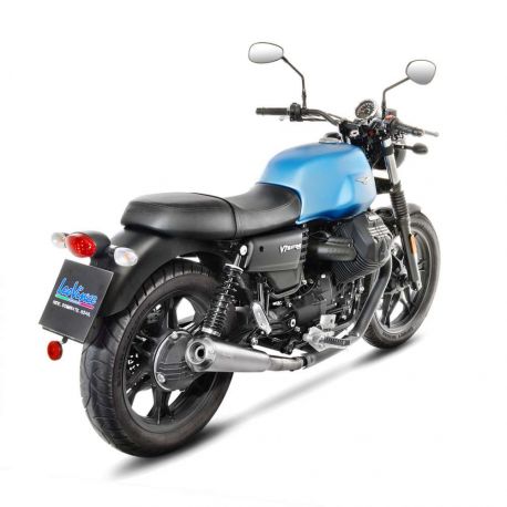 Echappement LEOVINCE CLASSIC RACER décatalysé MOTO GUZZI V7 III / S STONE / SPECIAL 2017-2018