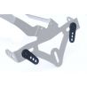 Adaptateur de plaque d''immatriculation R&G RACING noir pour support de plaque 0
