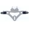 Adaptateur de plaque d''immatriculation R&G RACING noir pour support de plaque 1