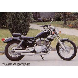 Ligne d''Echappement MARVING YAMAHA XV125 VIRAGO 1997-2001 XV250 VIRAGO 1989-2002