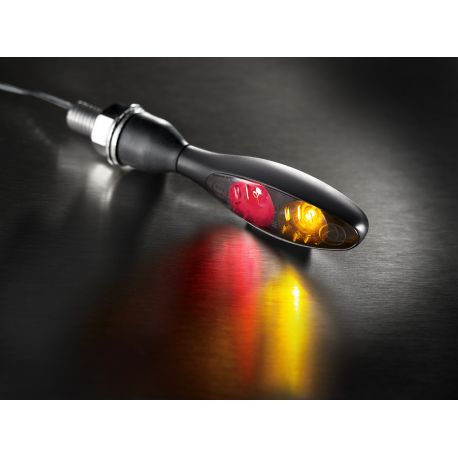 Micro clignotant leds KELLERMANN 1000 DF DARK avec feu stop