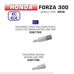 Raccord d'Echappement ARROW pour HONDA 300 FORZA 2018-2020