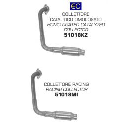 Collecteur échappement ARROW YAMAHA YZF-R 125 2019-2020 MT 125 2020