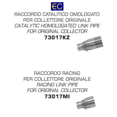 Raccord echappement ARROW KYMCO XCITING 400 I 2017-2018