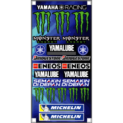 Planche autocollants Yamaha Monster