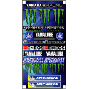 Planche autocollants Yamaha Monster