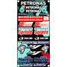 Planche autocollants PETRONAS 0