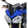 tête de fourche Ermax 21 cm pour 675 Street Triple / R 2013/2015 + Bulle noir clair 3