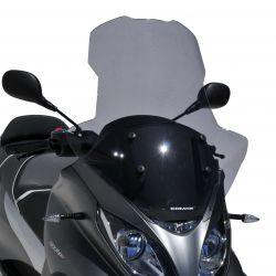 Pare brise haute protection Ermax pour PIAGGIO MP3 350 MP3 500 HPE (Sport-Business) 2018-2022 avec protège mains