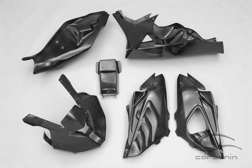 Pour BMW S1000RR 2011–2017 Fibre de carbone noire panneau de carénage arrière de siège S 1000 RR 2012 2013 2014 2015 2016 fibre de carbone noir 