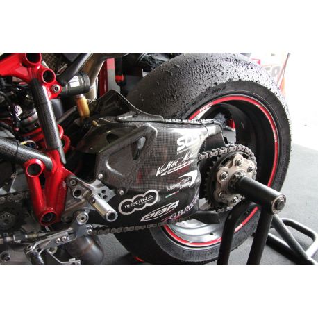 Protection bras oscillant carbone DUCATI 848 1098 1198