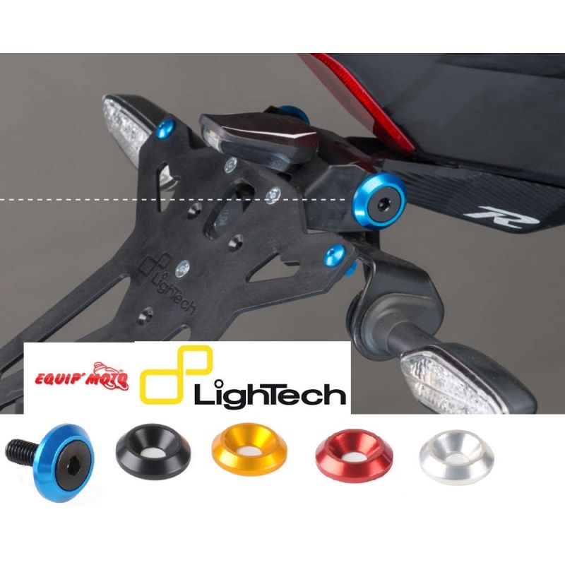 Catadioptre moto pour support de plaque LIGHTECH support horizontale