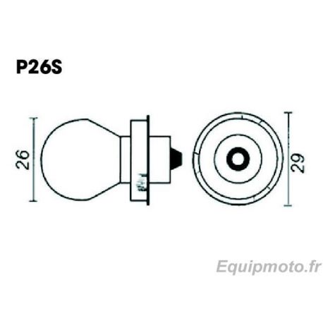 Ampoule S3 6V/15W culot P26s