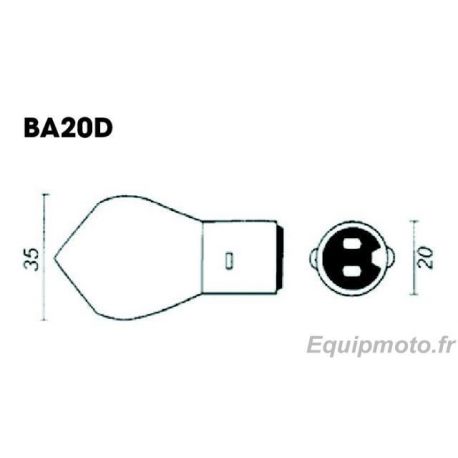 Ampoule S1 12V25/25W culot BA20d