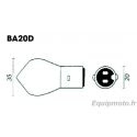 Ampoule S1 12V25/25W culot BA20d
