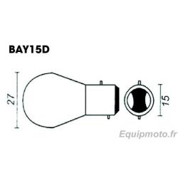 Ampoule S26 12V/23/8W culot BAY15D