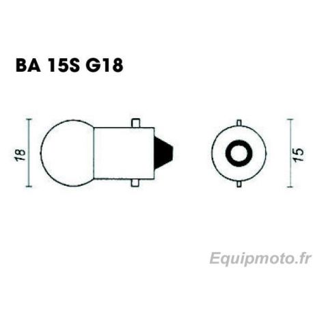 Ampoule R5 12V/5W culot BA15s