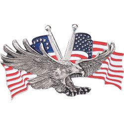 Embleme aigle usa 11 X 7cm