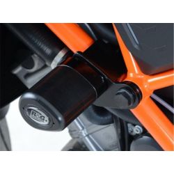 Tampons de protection R&G Racing KTM 1290 SUPER DUKE avec platine de déport 2014-2019