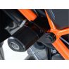 Tampons de protection R&G Racing KTM 1290 SUPER DUKE avec platine de déport 0