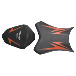 housse de selle bagster KAWASAKI Z800 2013 NOIR/DECO VERT NACRE