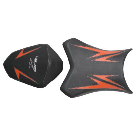 housse de selle bagster KAWASAKI Z800 2013 NOIR/DECO VERT NACRE