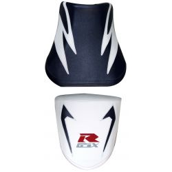 housse de selle bagster SUZUKI GSXR600 1997-2000 SAFRAN/BLEU DE CHINE/VERT D'EAU/LETTRES BLANCHES