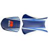 housse de selle bagster SUZUKI GSXR600 1997-2000 SAFRAN/BLEU DE CHINE/VERT D'EAU/LETTRES BLANCHES 4