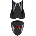 housse de selle bagster SUZUKI GSXR750 2006 NOIR/ACIER/LETTRES ROUGE ET BLANCHES