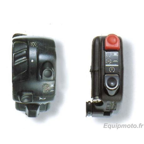Commodo electrique gauche Klaxon, lumière, phare et clignotant. Largeur 45MM