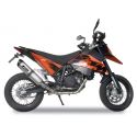 Ligne d''Echappement DEVIL evolution pour KTM 690 SM 2006-2012
