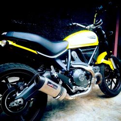 Echappement DEVIL evolution pour DUCATI 800 SCRAMBLER 2015-2020