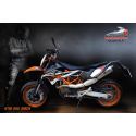 Echappement DEVIL evolution pour KTM SMC690 SMC690R 2008-2017