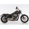 Ligne complete d'Echappement Falcon Double GROOVE Harley Davidson Dyna Super glide / Fat BOB / Wide Glide / Street BOB / Super G 3