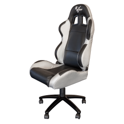 Siege paddock moto GP noir gris