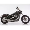 Echappement Falcon Double GROOVE Harley Davidson Dyna Super glide / Street BOB / Super Glide Custom / Low Rider 2006-2017 2
