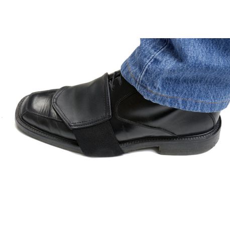 Protège chaussure moto sélecteur cuir